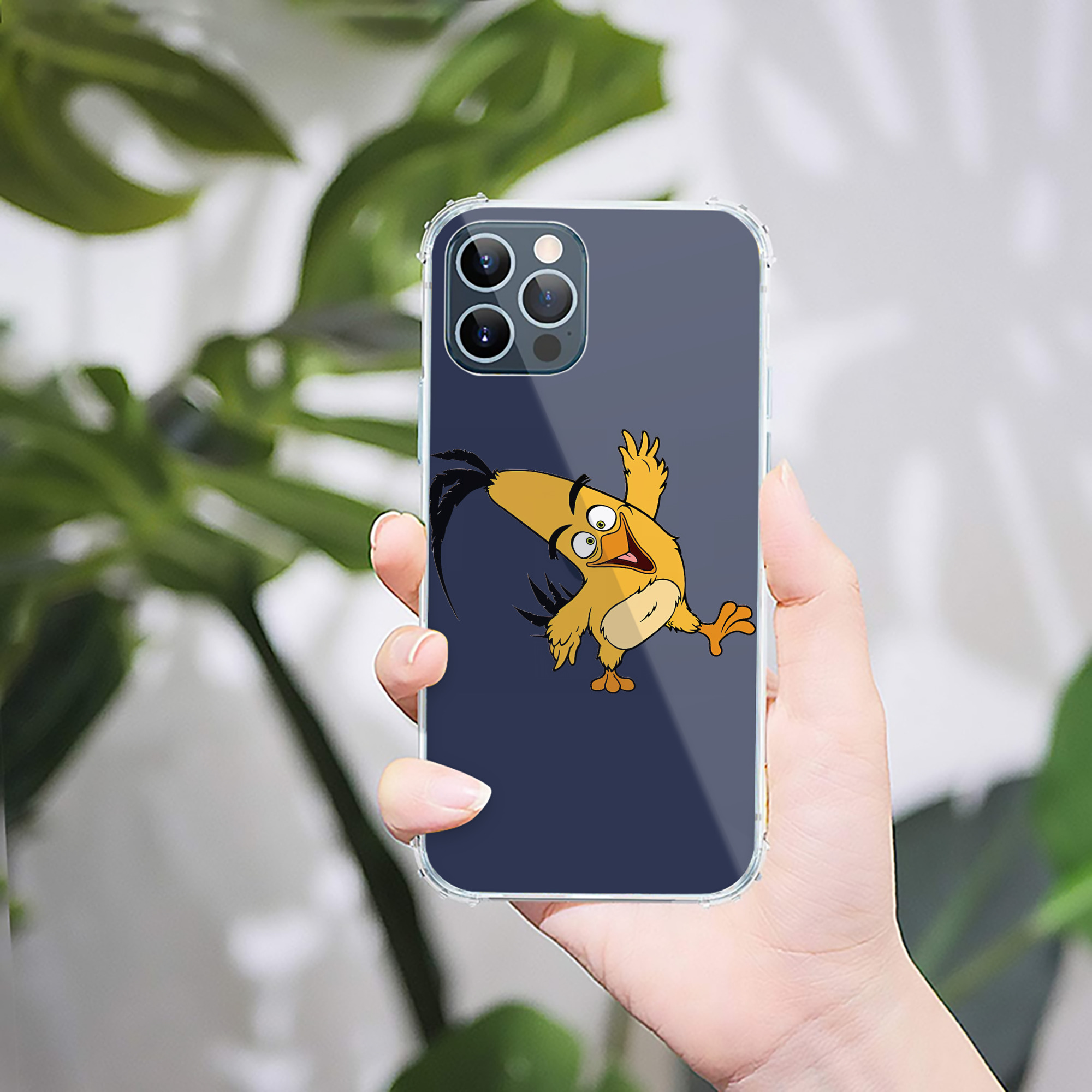 （画像用） Angry Birds アングリーバード 【iPhone 12シリーズ対応】透明スマホケース（クリアソフトケース）
